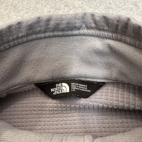 The North Face Mens  Mountain Peaks 1/2 Zip Pullover Gray Fleece Size Large - Picture 4 of 12